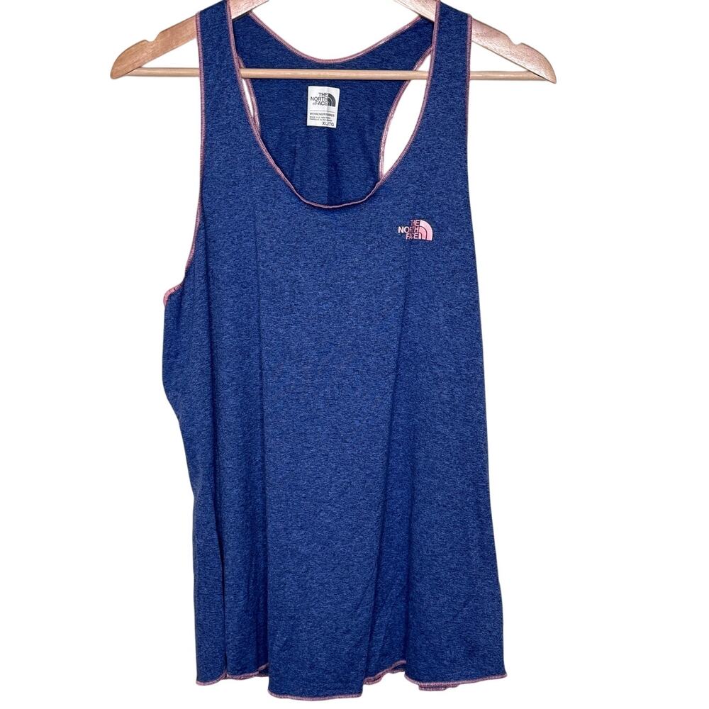 The North Face Womens Blue Tank Top Size: Large